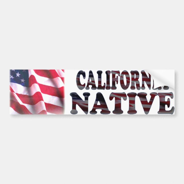 California Native Bumper Sticker (Front)