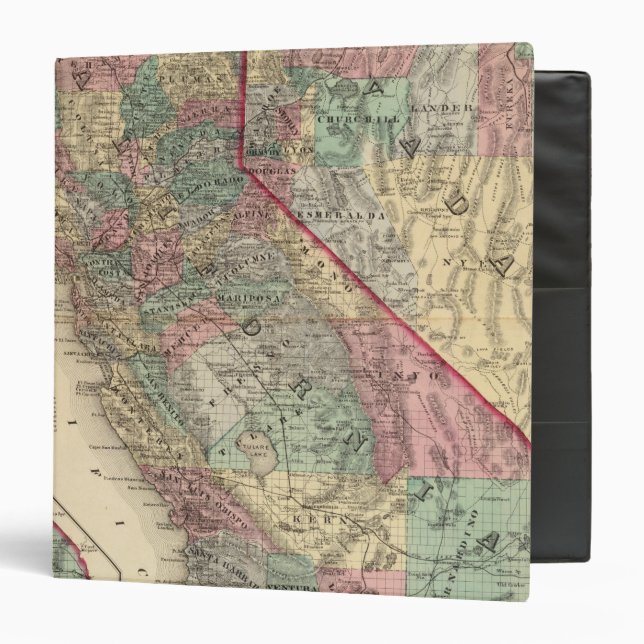 California, Nevada 2 3 Ring Binder (Front/Inside)