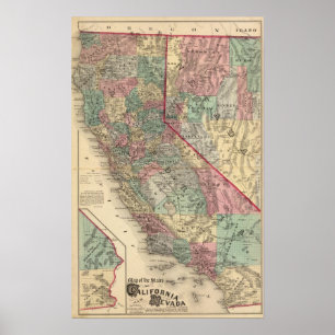 California, Nevada 2 Poster