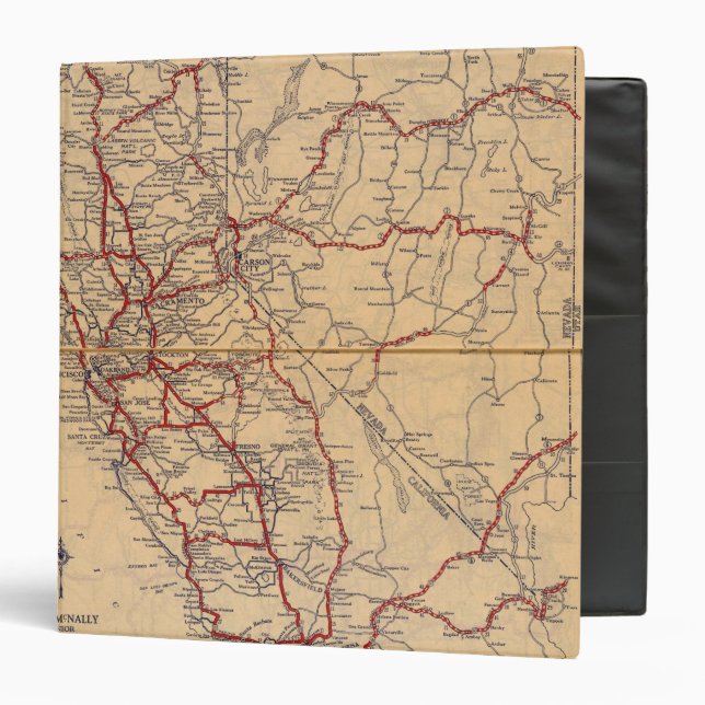 California, Nevada 3 Ring Binder (Front/Inside)