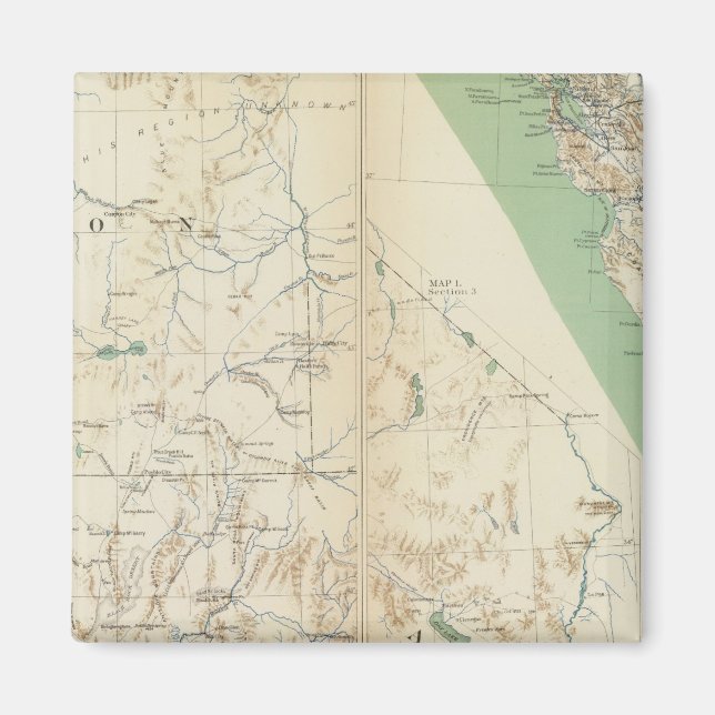 California, Nevada, Oregon Magnet (Front)