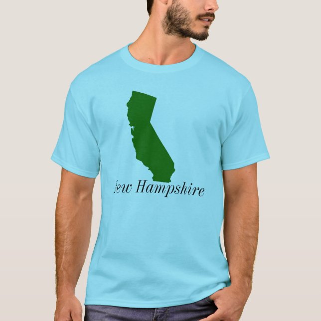 California, New Hampshire T-Shirt (Front)