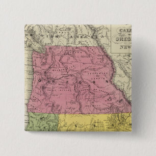 California, Oregon, Utah, New Mexico Pinback Button