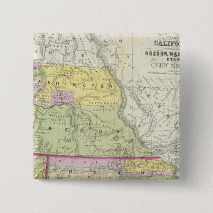 California, Oregon, Washington, Utah, New Mexico 2 Button