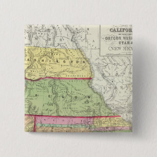 California, Oregon, Washington, Utah, New Mexico 3 Button