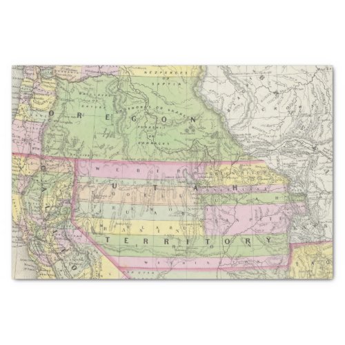 California Oregon Washington Utah New Mexico 6 Tissue Paper