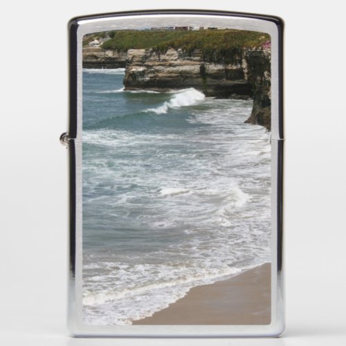 California Pacific Ocean Cliff Line Zippo Lighter