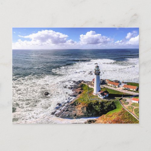 California Pacific Ocean Lighthouse Postcard