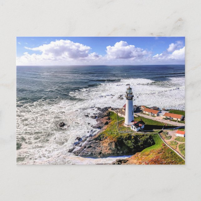 California, Pacific Ocean, Lighthouse Postcard (Front)
