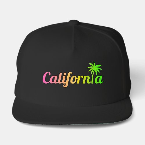 California Palm Tree Snap Back Hat