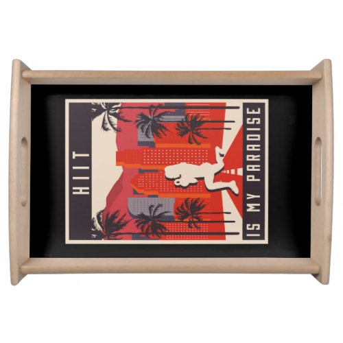 California palm trees HIIT Serving Tray