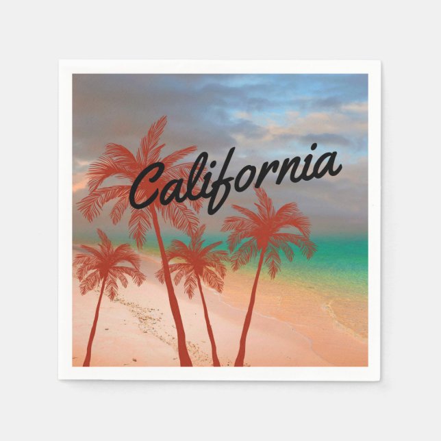 California Paper Napkin (Front)