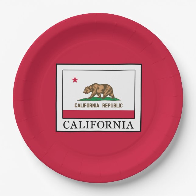 California Paper Plates (Front)