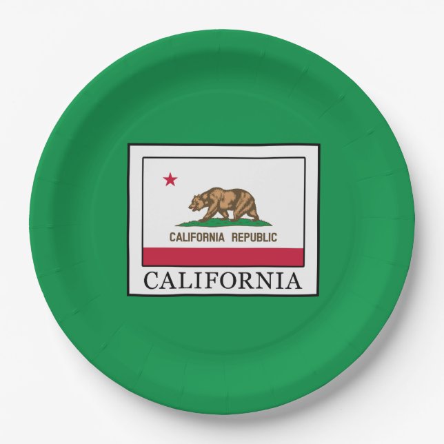 California Paper Plates (Front)