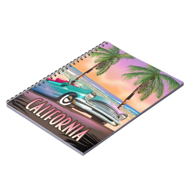 California Paradise Sunset Notebook (Left Side)