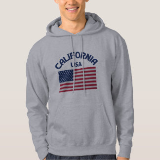 California Patriot USA Flag | True Classic Premium Hoodie