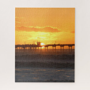 California Peer at Sunset Jigsaw Puzzle