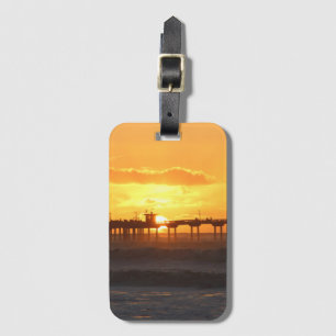 California Peer at Sunset Luggage Tag