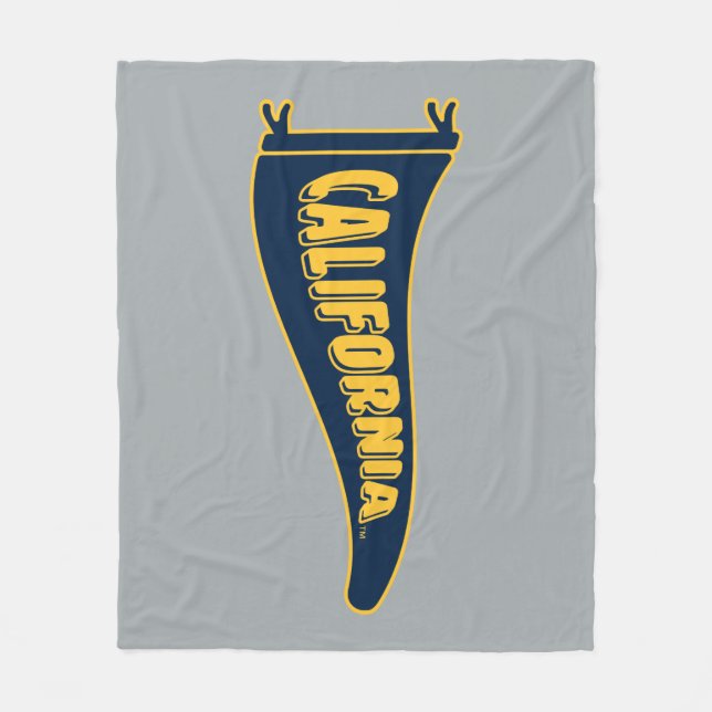 California Pennant | Cal Berkeley 5 Fleece Blanket (Front)
