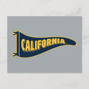 California Pennant Cal Berkeley 5 Postcard