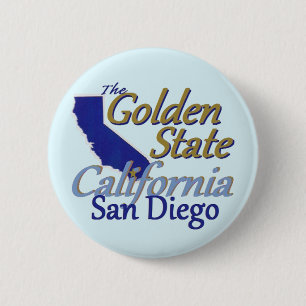 CALIFORNIA PINBACK BUTTON