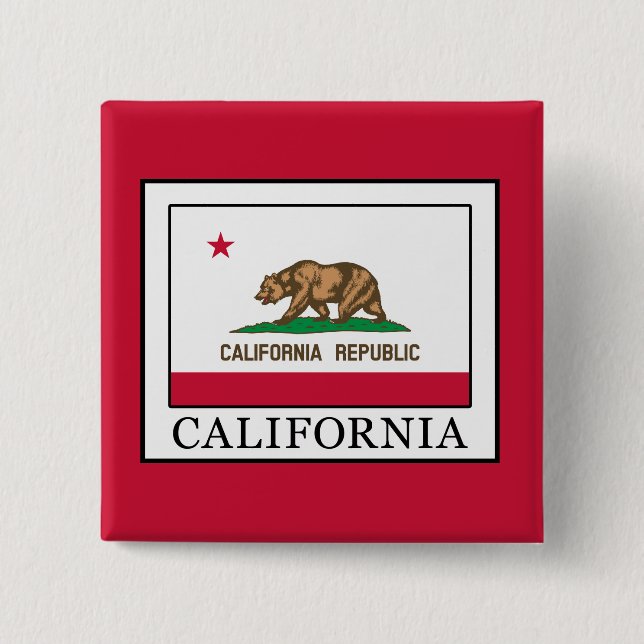 California Pinback Button (Front)