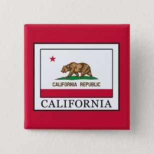 California Pinback Button