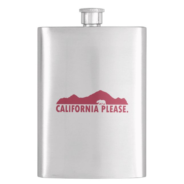 California Please Flask (Front)