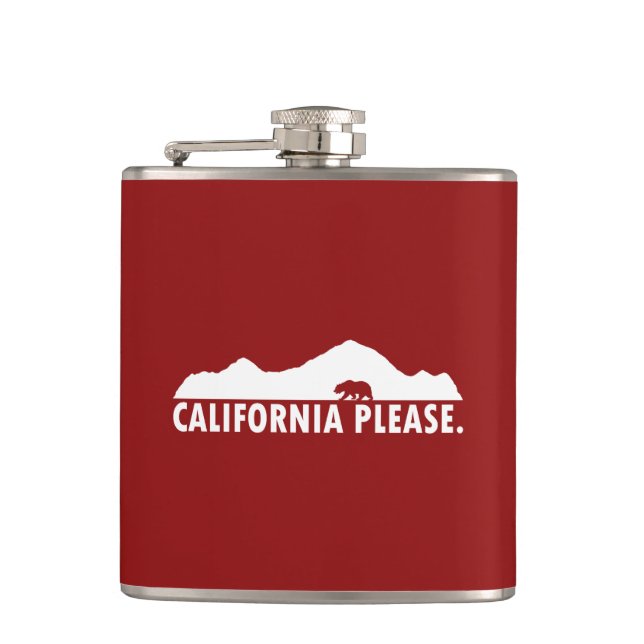 California Please Flask (Front)