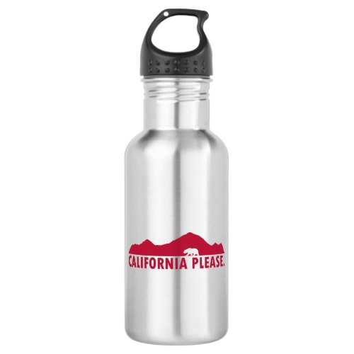 California Please Stainless Steel Water Bottle