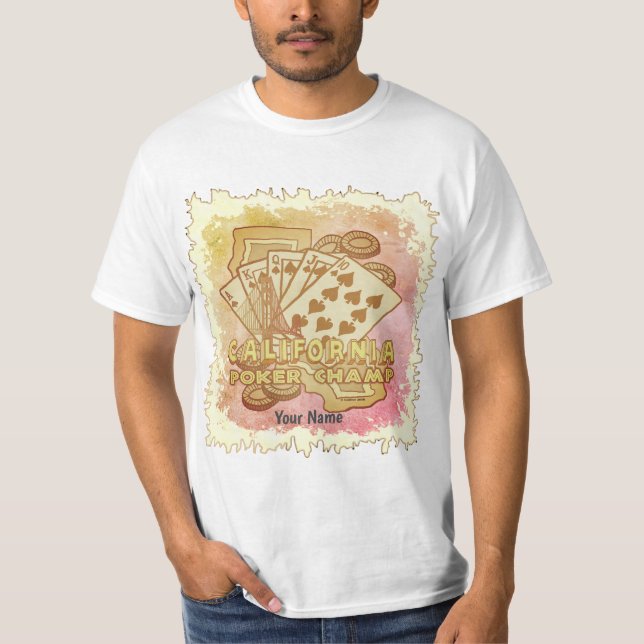 California Poker T-Shirt (Front)