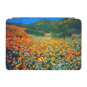 California Poppies and Popcorn wildflowers iPad Mini Cover