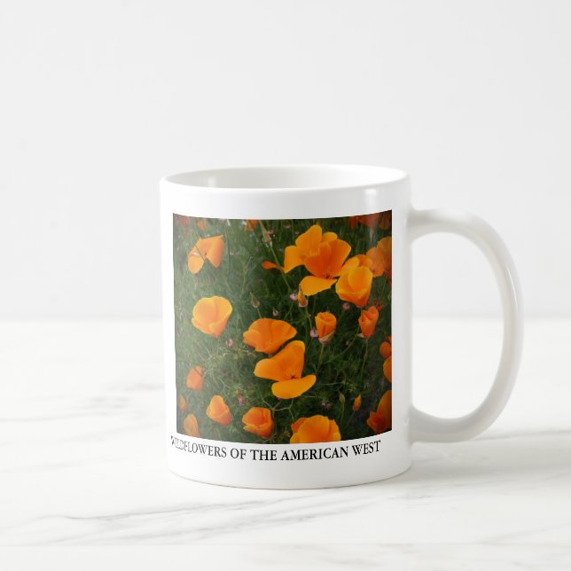 California Poppies Coffee Mug (Right)