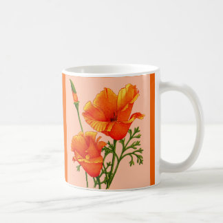 California poppies coffee mug