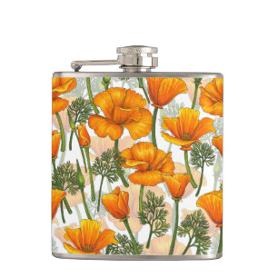 California poppies flask