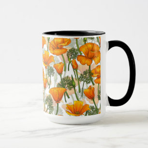 California poppies mug