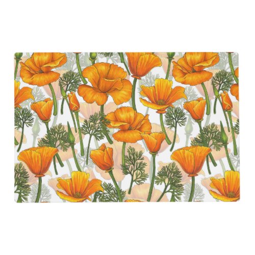 California poppies placemat
