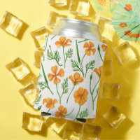 California poppies, summertime flowers, orange wil