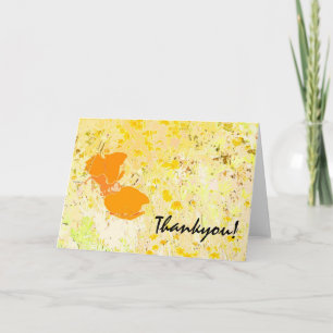 California Poppies Thankyou! Card