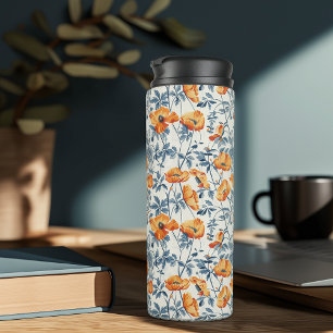 California Poppies Thermal Tumbler