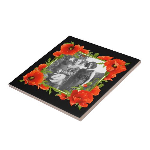 California Poppies Tile