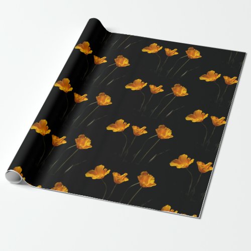 California Poppies Wrapping paper