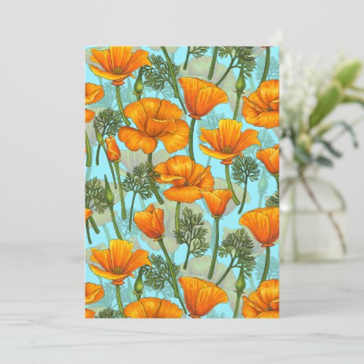 California poppy (Standing Front)