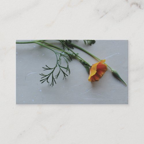 California poppy business card