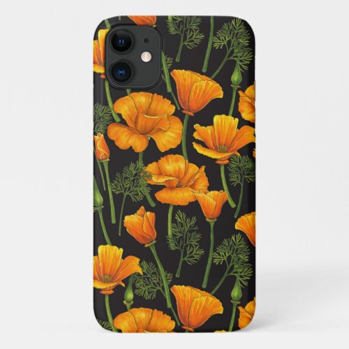 California poppy iPhone 11 case