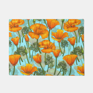 California poppy doormat