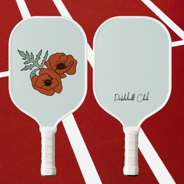 California Poppy flower Pickleball Paddle (Creator Uploaded)