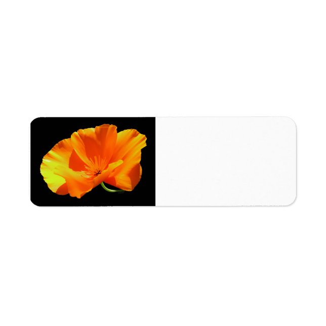 California Poppy Label (Front)