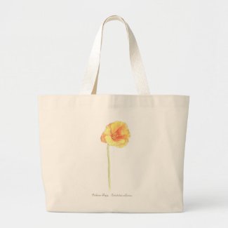 California Poppy  Large Tote Bag