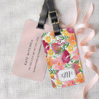 California Poppy Monogram